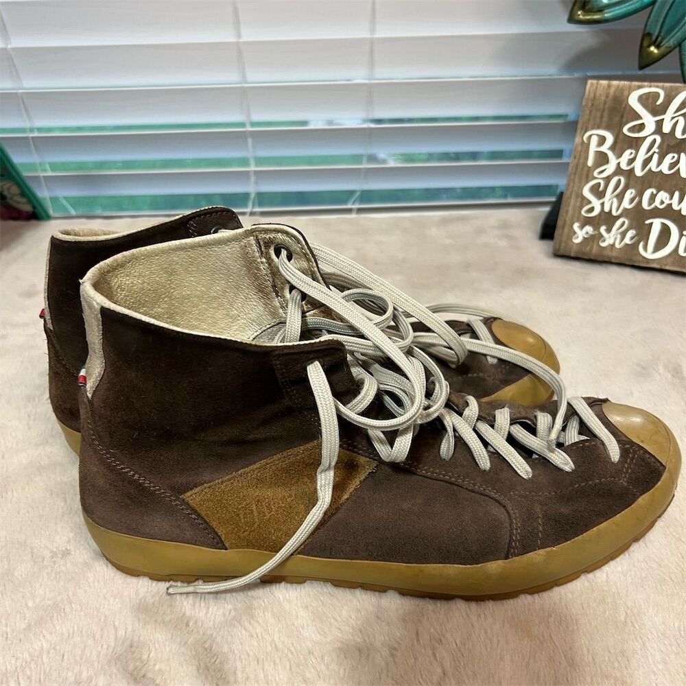 Dolomite Men's High Top Hiking Sneakers Brown Leather Size 11.5